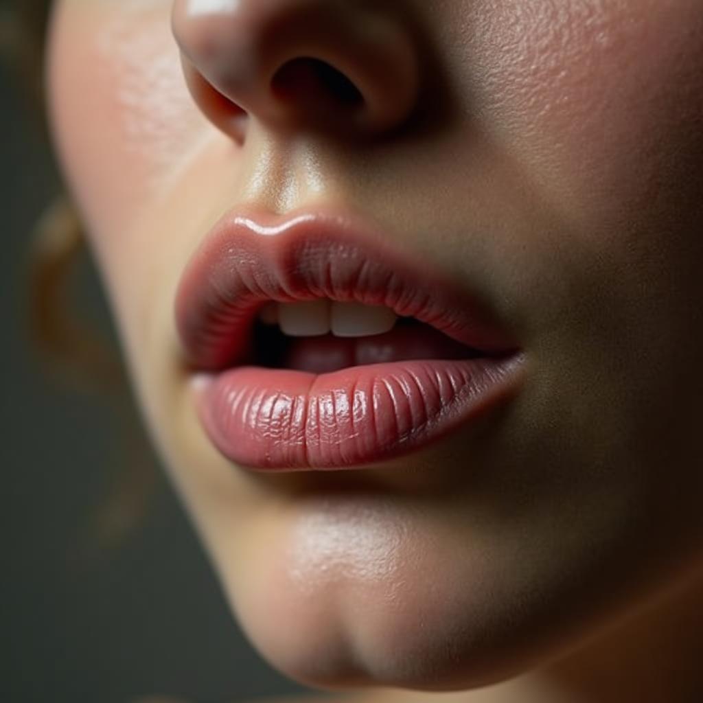 Đôi môi khô, bong tróc và thiếu dưỡng chất sau khi phun xăm thẩm mỹ cần được chăm sóc đặc biệt bằng son dưỡng vip collagen.