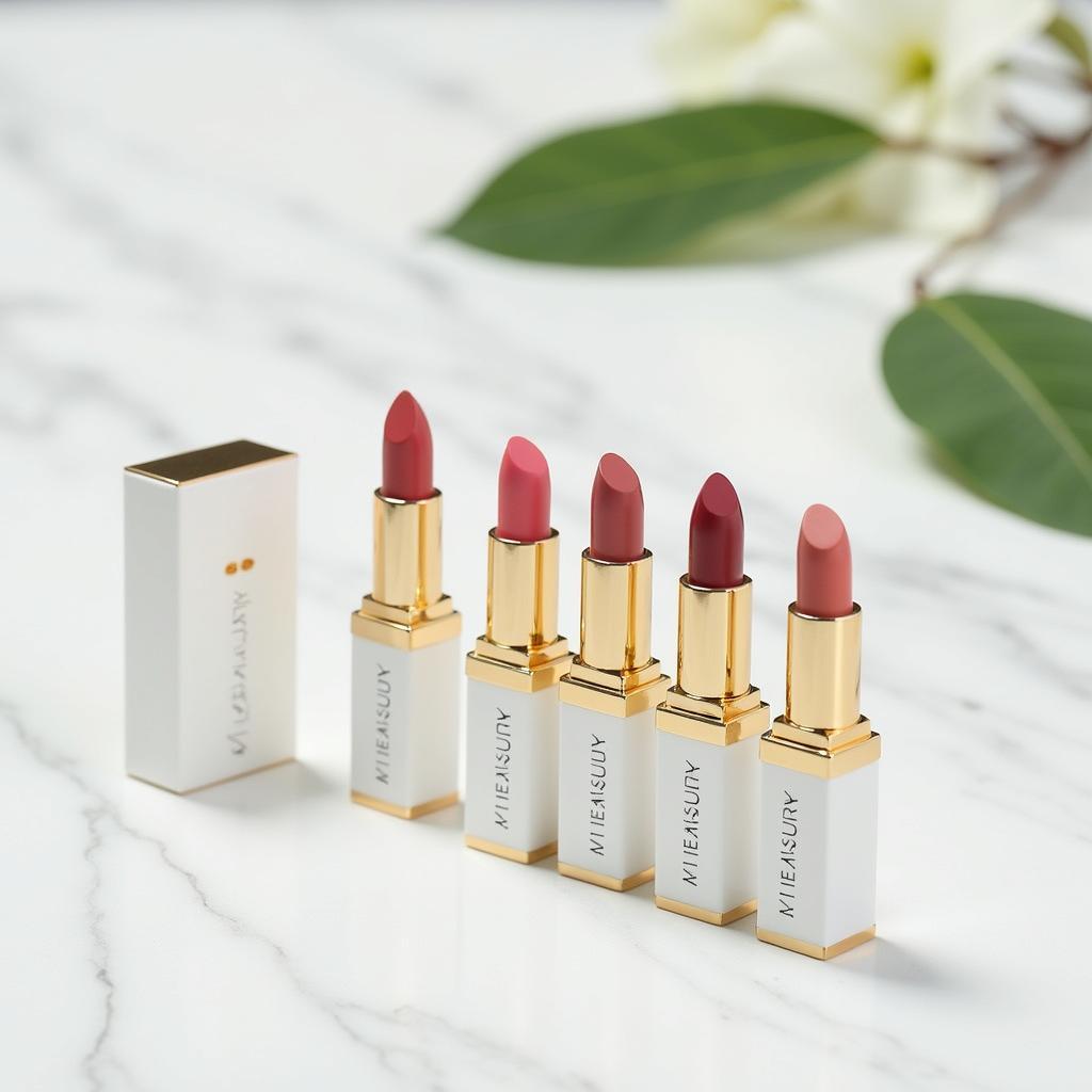 Dòng sản phẩm son môi dưỡng làm từ giun đất YUMEISAKURA Nhật Bản với thiết kế sang trọng, hiện đại